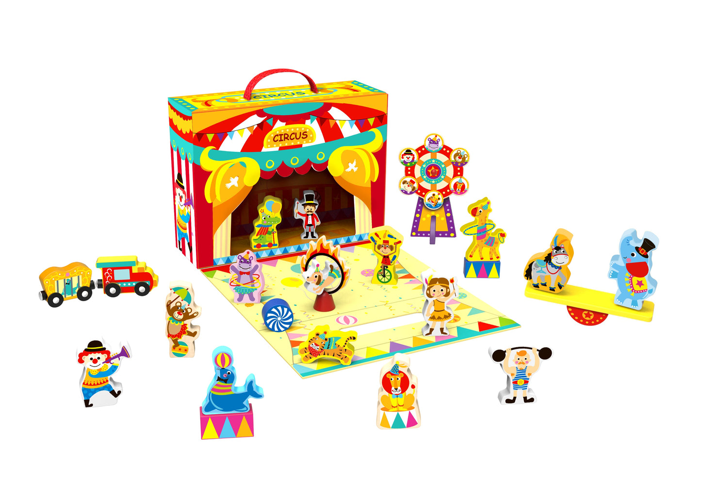 Foldable Play-A-Roll Circus, Toys, Circus