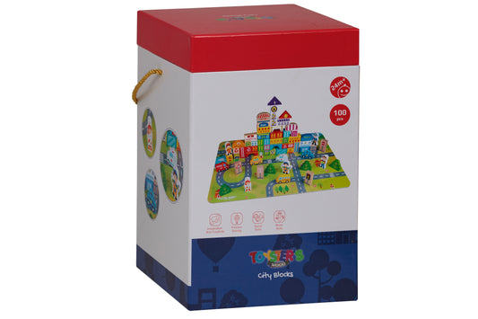 City Block Set, Blocks, Toy Blocks
