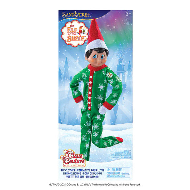 Elf On The Shelf Claus Couture Collection Snowflake Snuggle PJs, Elf, Christmas