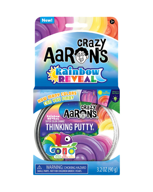 Crazy Aarons Thinking Putty - Rainbow Reveal, Thinking Putty, Rainbow Reveal