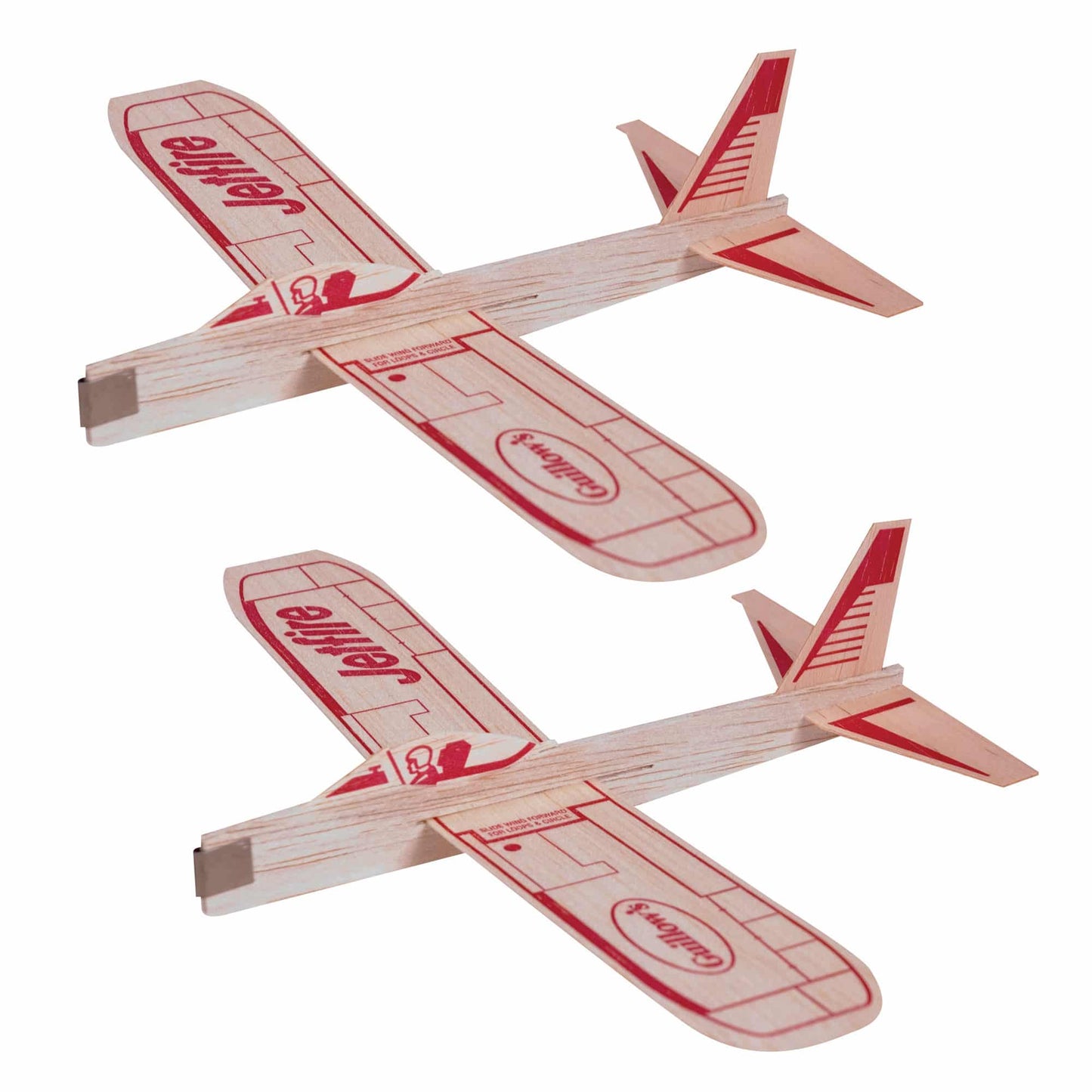 Jet Fire Balsa Glider-Toys-Schylling-Balsa wood gliders are still some of the best flyers around, and for a few dollars you can put a plane together and have hours of fun. Balsa wood is a fast-growing, sustainable, renewable resource that naturally decomposes. Fly one today!-Kidz Toys