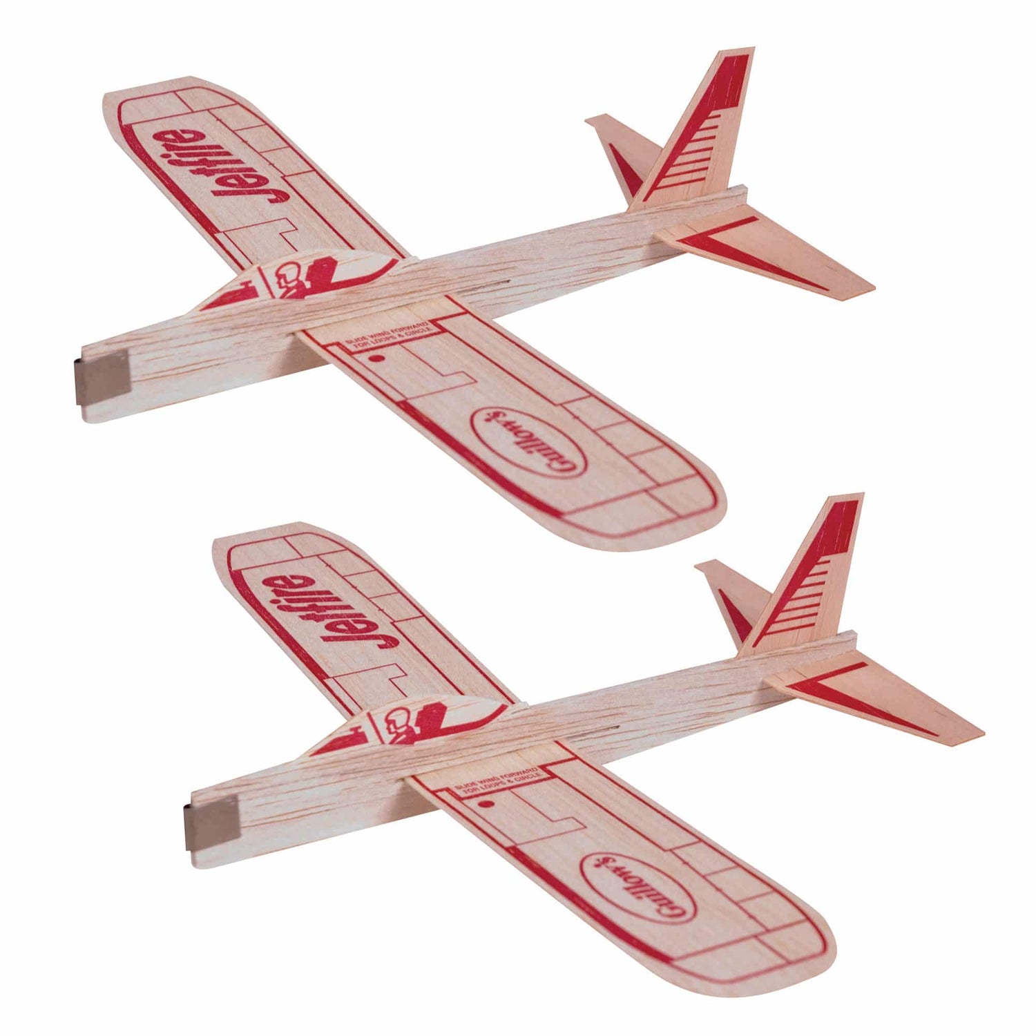 Jet Fire Balsa Glider-Toys-Schylling-Balsa wood gliders are still some of the best flyers around, and for a few dollars you can put a plane together and have hours of fun. Balsa wood is a fast-growing, sustainable, renewable resource that naturally decomposes. Fly one today!-Kidz Toys