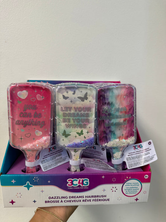 Imagination Land Dazzling Dreams Hairbrush-Toys-Make It Real-Each brush is sold separately!-Kidz Toys