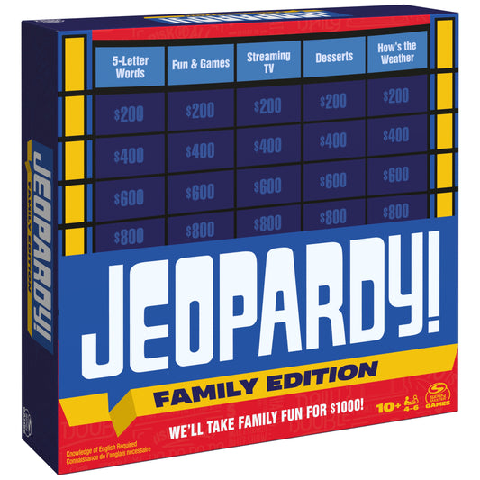 Jeopardy Board Game