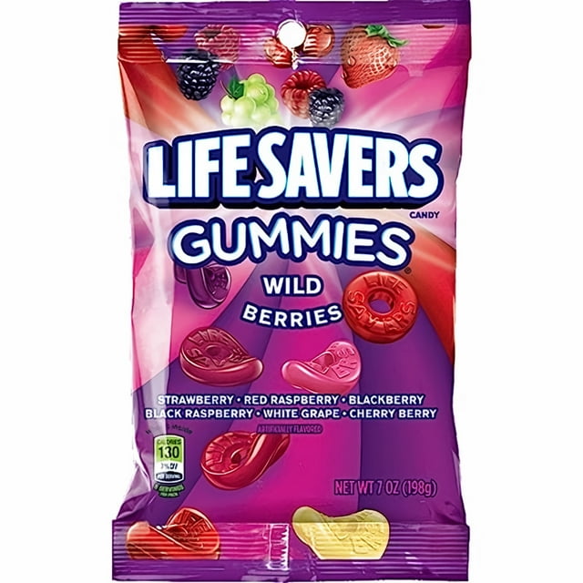 Lifesaver Gummies Wild Berry, Candy, Gummies, Life Saver Gummies