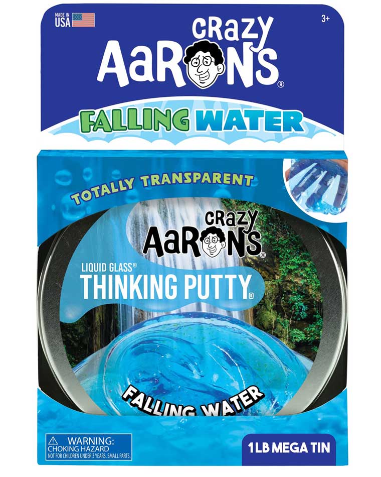 Crazy Aarons thinking putty falling water