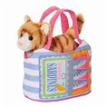 Sardine Pet Sak w/Orange Striped Cat