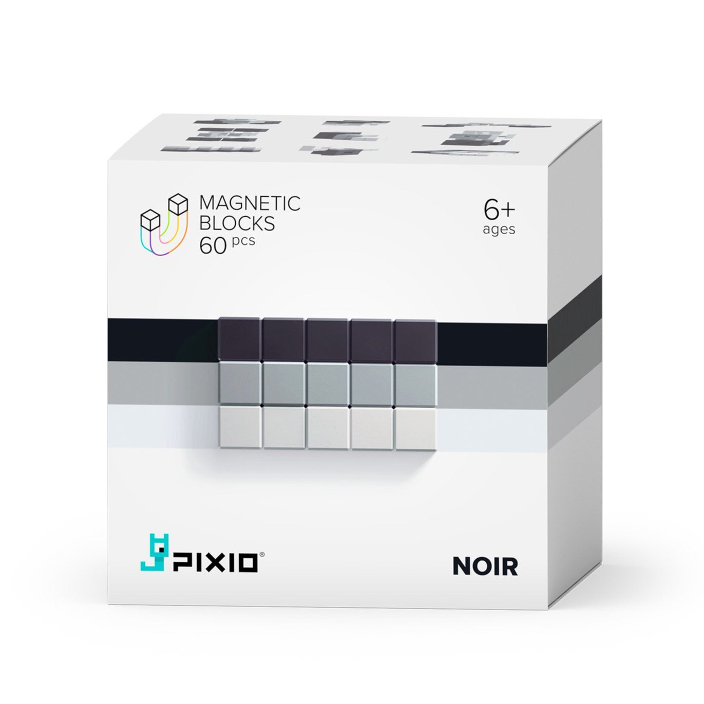magnet blocks, pixio, pixio noir, noir magnet blocks
