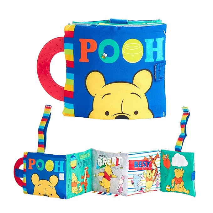 Disney-Winnie the Pooh Accordion Soft Book, Disney, Activity Book