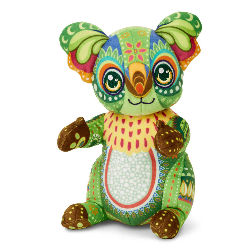 Spirimals-Toys-Luki Lab-Featuring beautifully detailed smooth, soft plush, the captivating Wolf is a confident and courageous spirit. Encourage kids to embrace their spirit animal with cute and cuddly Spirimals.™-Kidz Toys