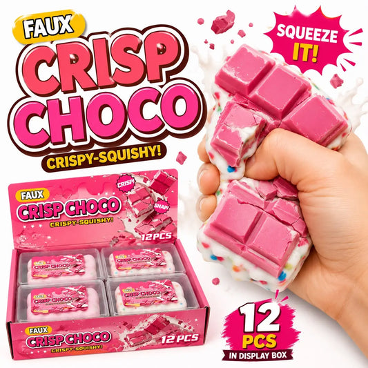Crisp Choco (Strawberry) –Crispy-Squishy Asmr Chocolate