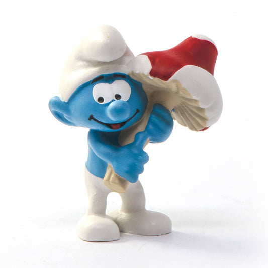 Smurf with good luck mushroom