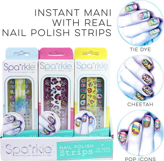 Nail Polish Strips-Bright Stripes-Kidz Toys