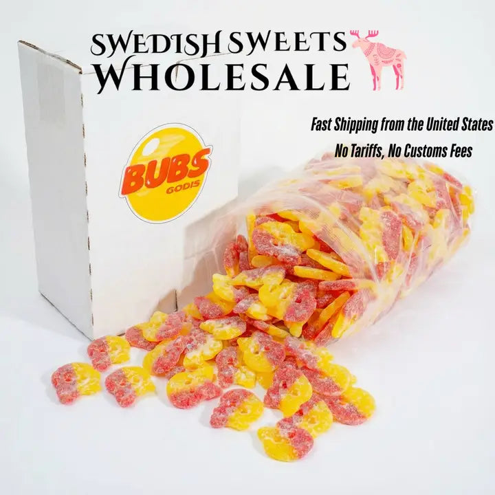 Swedish Candy - Bubs Giant Sour Skulls