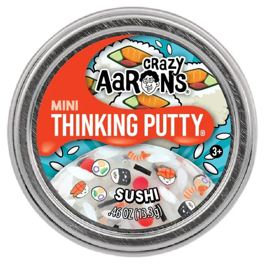 Crazy Aaron Mini Thinking Putty Sushi, Mini Thinking Putty, Sushi