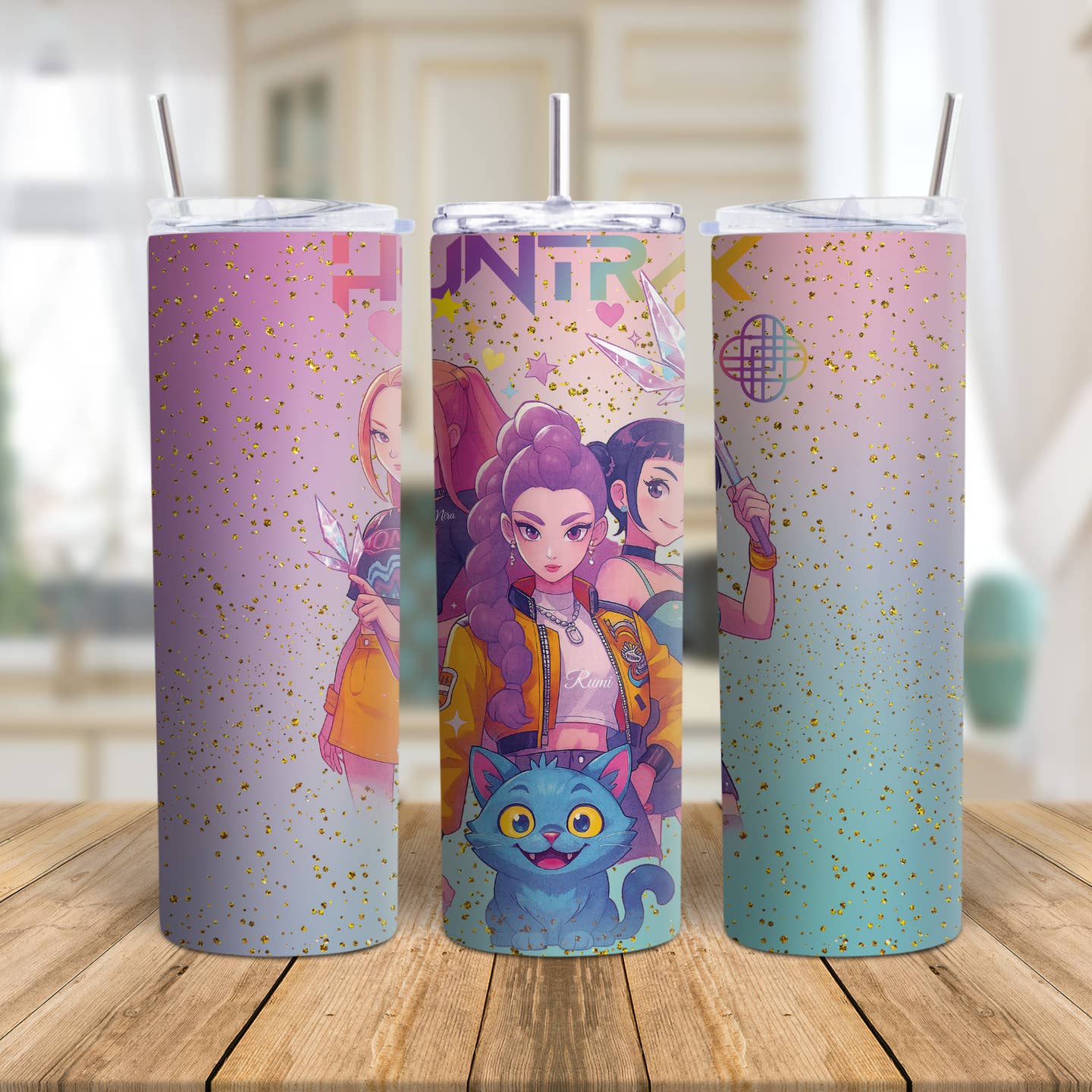 Huntrix Band Kpop Saja Inspired 20oz Tumbler