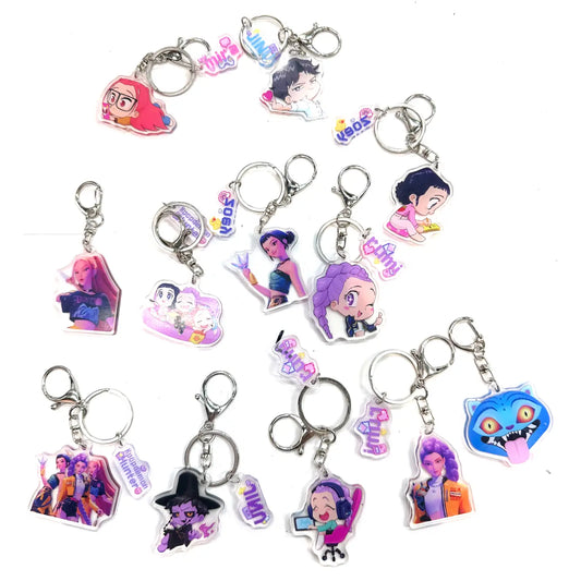 K-Pop Demon Hunter Keychain Kpop Rumi Mira Zoey