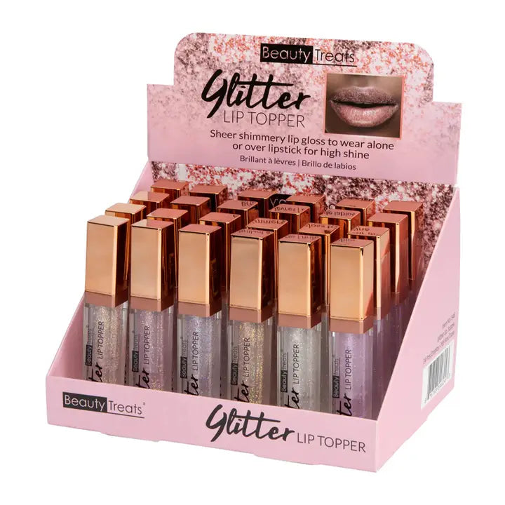 Beauty Treats 546 Glitter Lip Topper, lip gloss, sparkle lip gloss