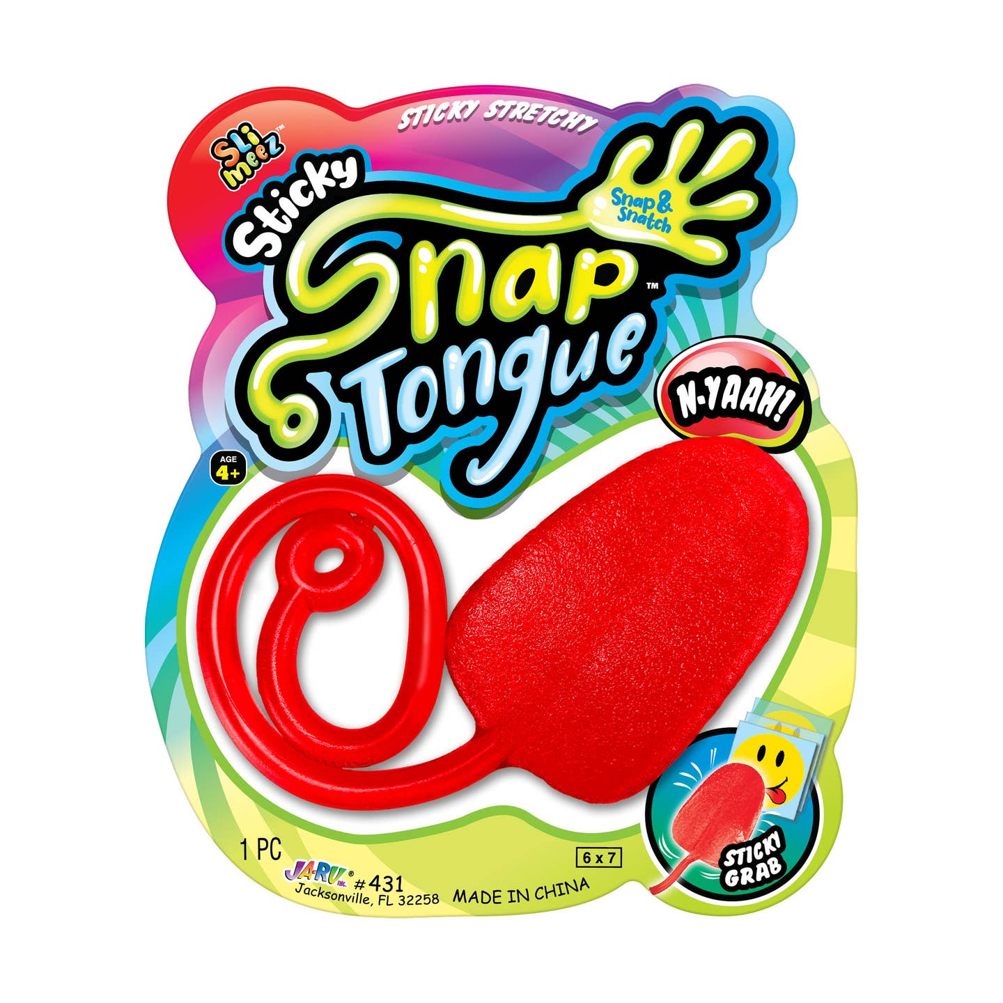 Sticky snap tongue, 3 color assortment