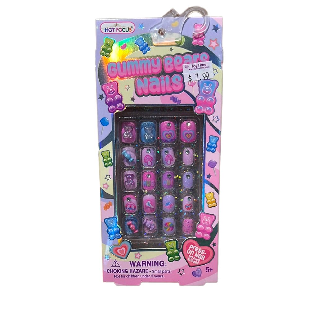 Gummy Bear Nails, Press on Nails, Kids Nails