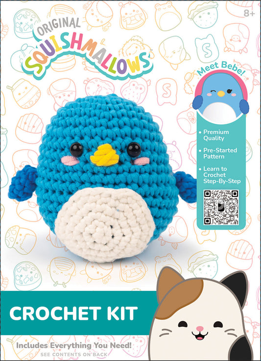 Squishmallows Bebe Penguin Crochet Kit