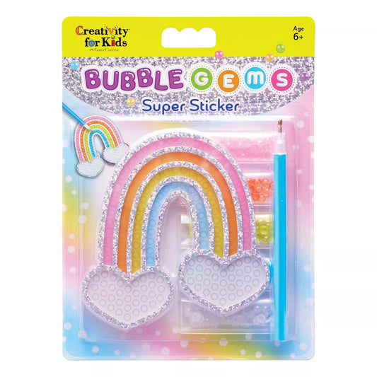 Bubble Gems™ Super Sticker Rainbow, stickers, sticker kit