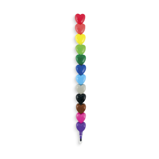 heart to heart stacking crayons-OOLY-Kidz Toys