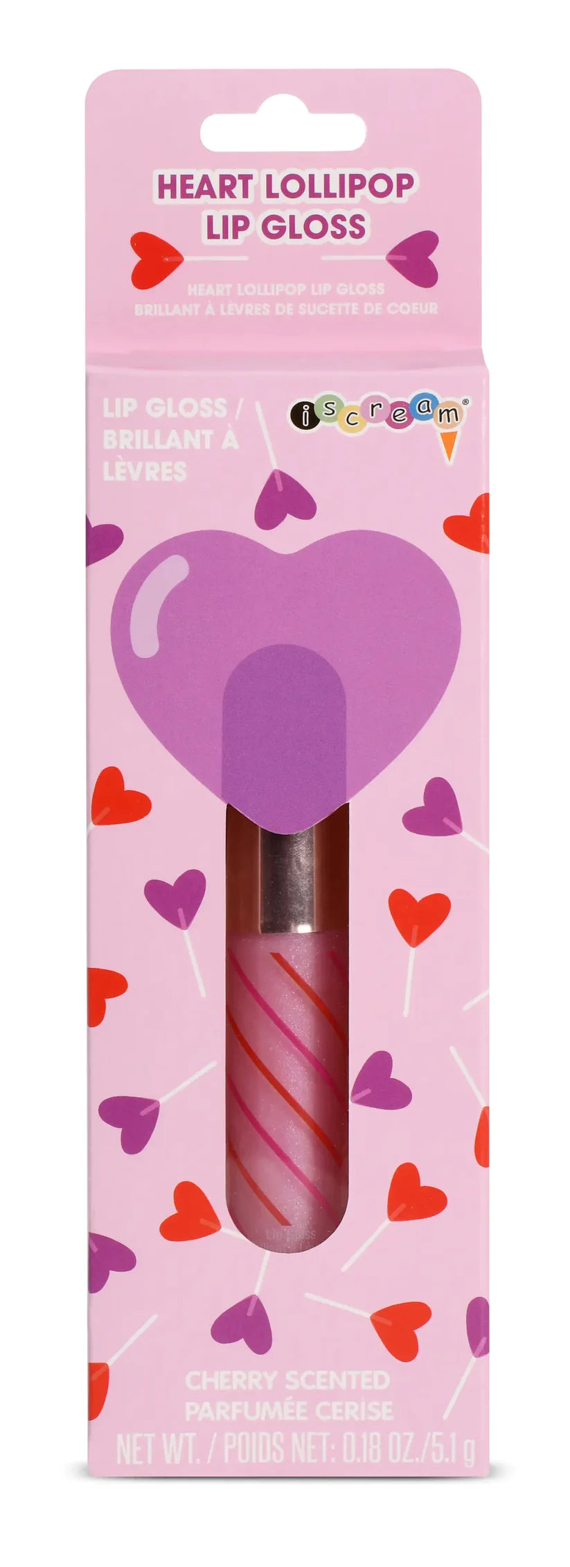 Heart Lollipop Lip Gloss-Iscream-Kidz Toys