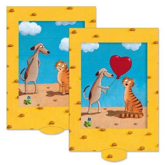 Lebende Karte "Hund und Katze"-Bärenpresse-Kidz Toys