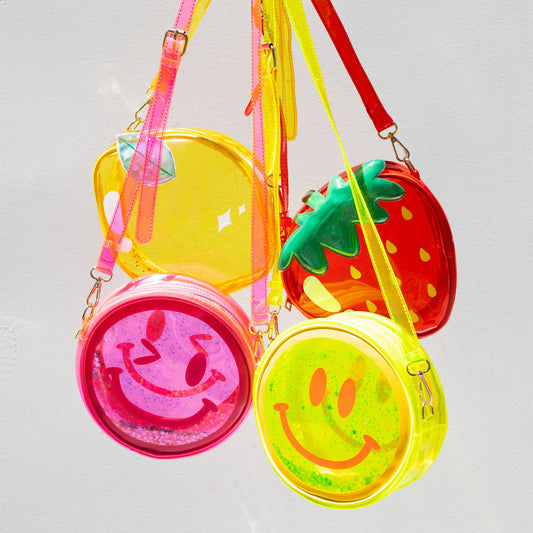 Jelly Handbag - Pink Winky Face 😉-Bewaltz-Kidz Toys