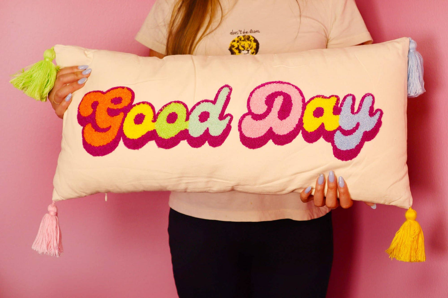 Long Hook Pillow - Good Day-Bewaltz-Kidz Toys
