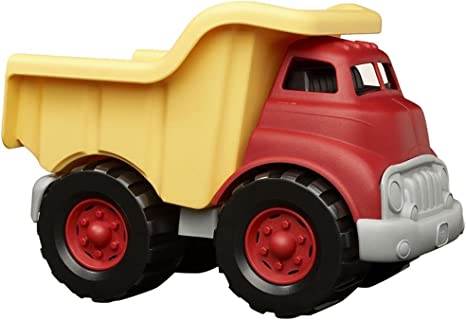 Dump Truck - Red/Yellow-Green Toys-Kidz Toys