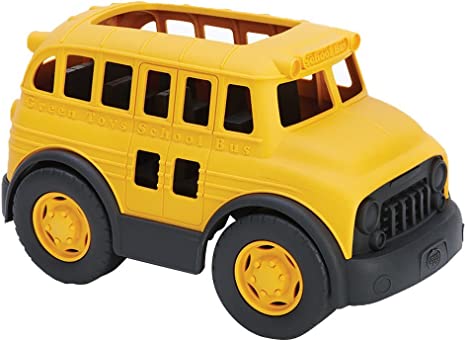 School Bus Yellow-Green Toys-Kidz Toys