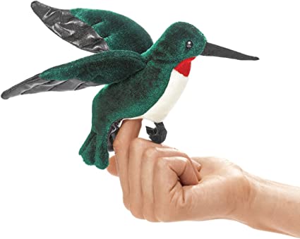 Mini Hummingbird Finger Puppet-Folkmanis-Kidz Toys