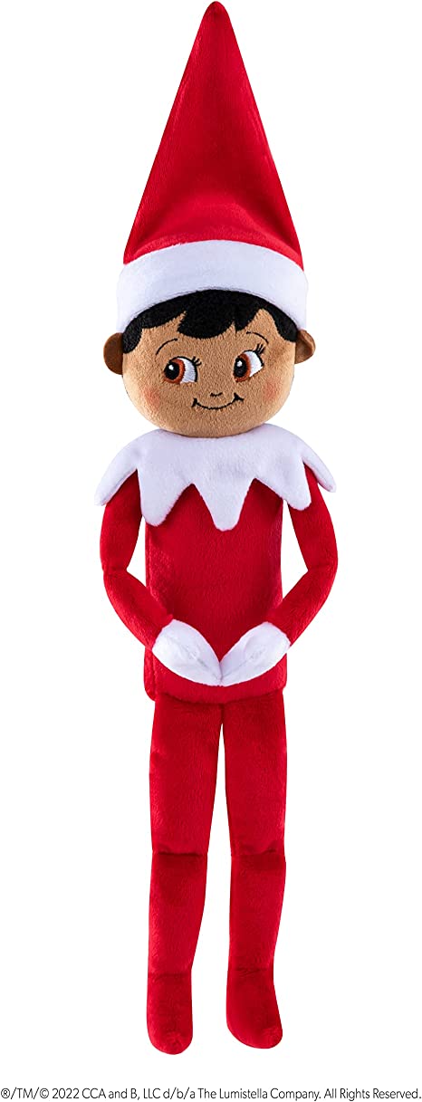 Elf on The Shelf Plushee Pals® Huggable Boy Dark Tone, Christmas, Elf