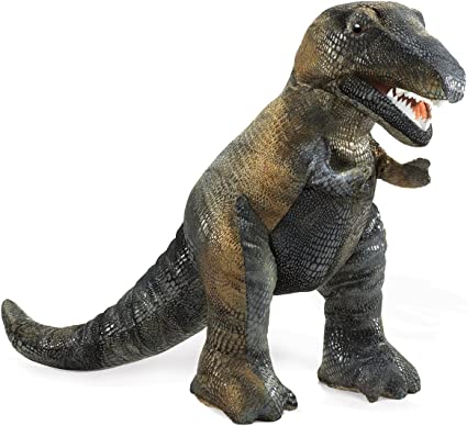 Tyrannosaurus Rex Hand Puppet-Folkmanis-Kidz Toys