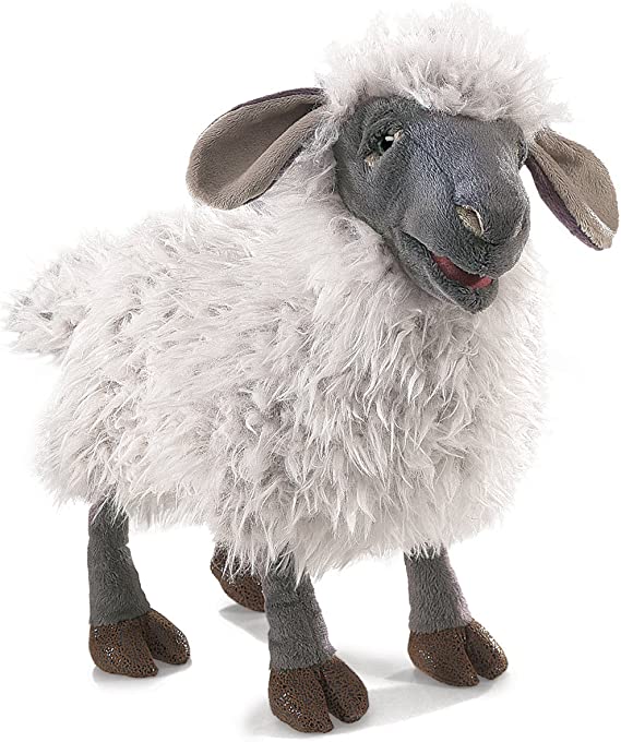 BLEATING SHEEP, kids puppet, sheep puppet