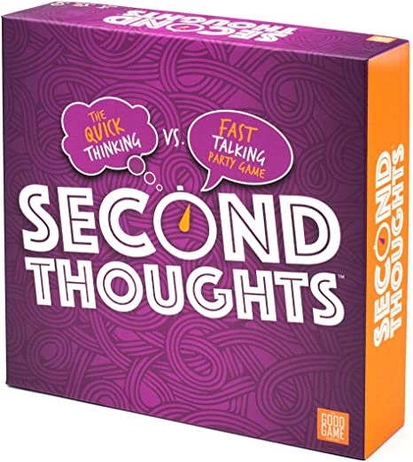 Second Thoughts quick thinking board card game