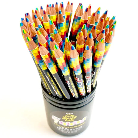 rainbow pencils, hb pencils, fun pencils