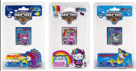 World's Smallest Micro Figures toys featuring Hello Kitty