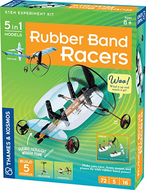 Rubber Band Racers Kit-Thames & Kosmos-Kidz Toys