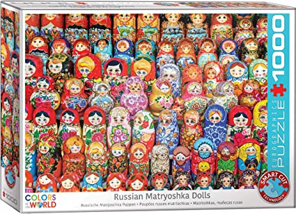 Russian Matryoshka Dolls Puzzle (1000 Piece)-eurographics-Kidz Toys