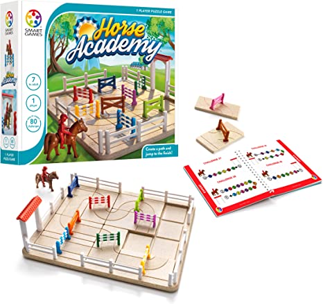 Horse Academy Path-Building Game-Smart Games-Kidz Toys