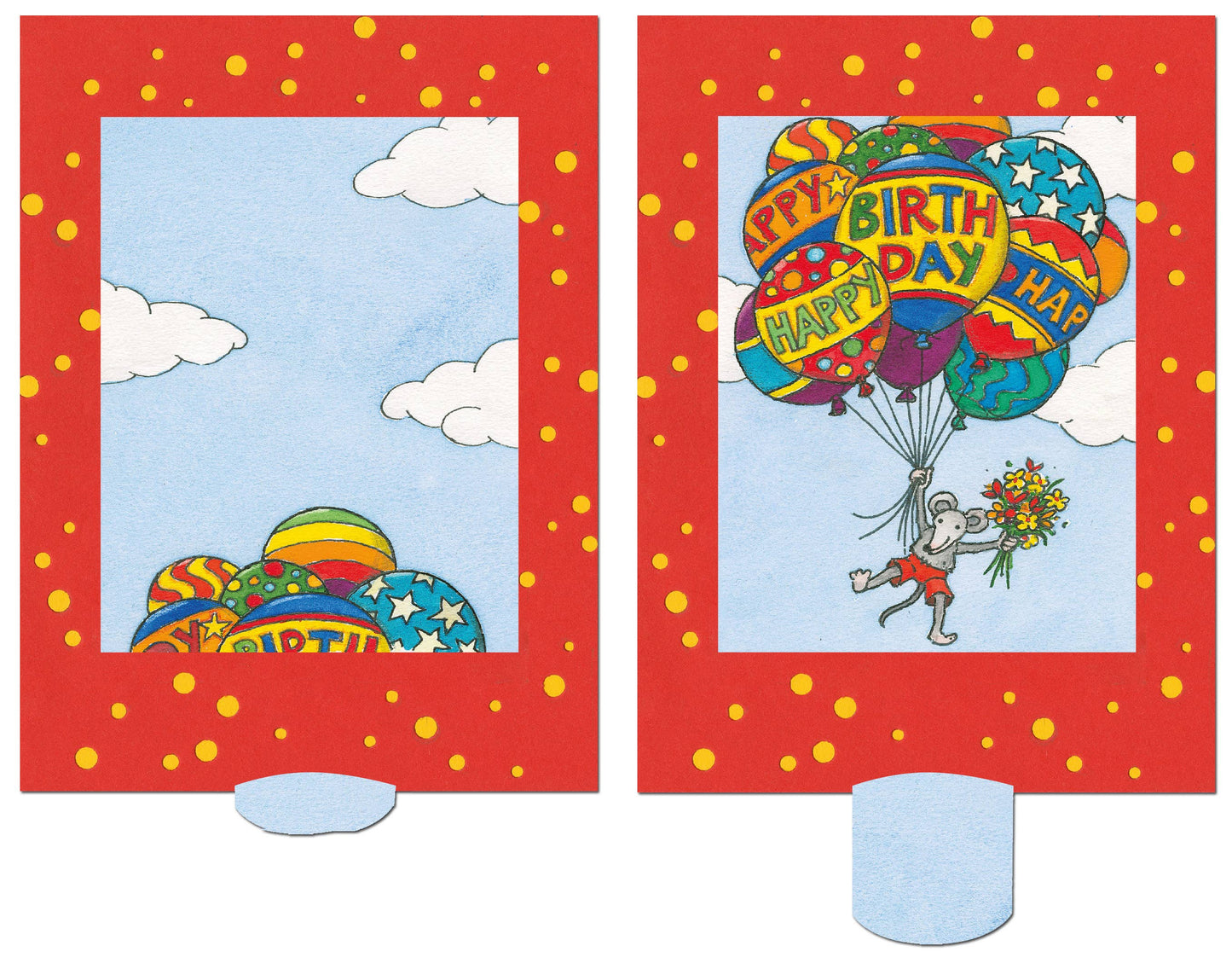 Lebende Karte "Luftballons"-Bärenpresse-Kidz Toys