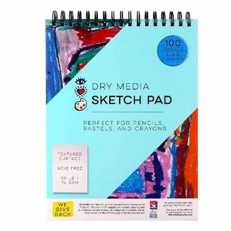 iHeartArt Dry Media Sketch Pad-Bright Stripes-Kidz Toys