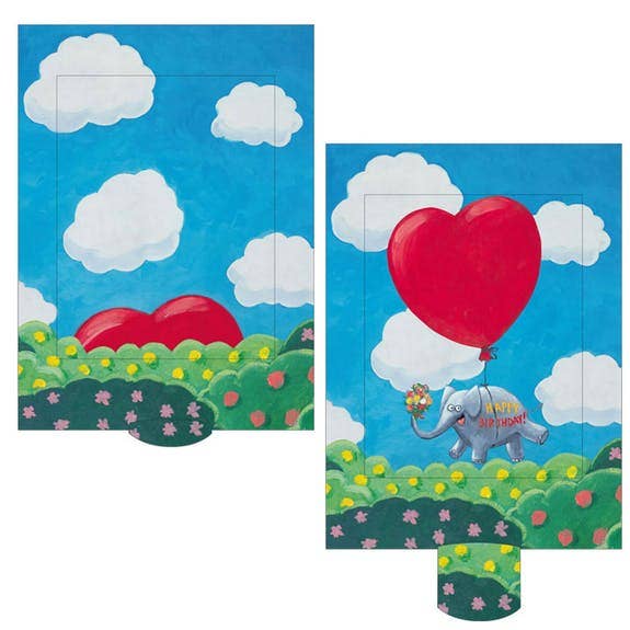 Lebende Karte "Herzelefant"-Bärenpresse-Kidz Toys