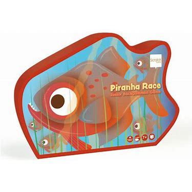 Piranha Race - Backgammon-dam-Kidz Toys