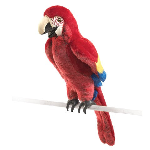 SCARLET MACAW-Folkmanis-Kidz Toys