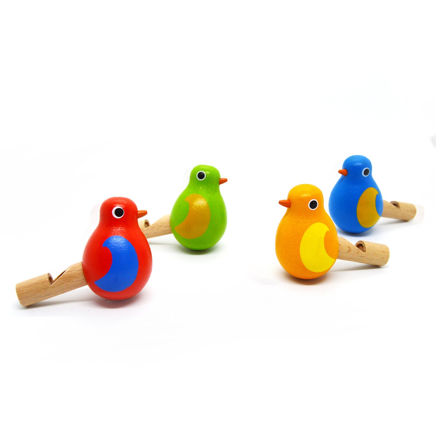 Itty Bitty Birdy Whistles-Toys-Jack Rabbit-Tweet! Tweet! Call to the wild with our little wooden bird whistles. Individually wrapped, they make perfect party favors. Bonus: they’re made from eco-friendly bamboo.-Kidz Toys