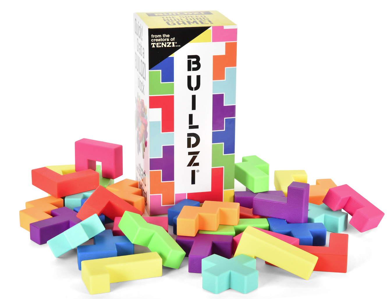 BUILDZI, board game, blocks